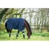 Amigo Bravo 12 Turnout W/Leg Arches 0g - Navy/Navy/White -Horse Tack Supplies 304529 800 800
