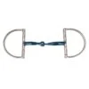 JP Korsteel Blue Steel Jointed Dee Ring Snaffle Bit -Horse Tack Supplies 306703 800 800