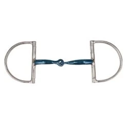 JP Korsteel Blue Steel Jointed Dee Ring Snaffle Bit