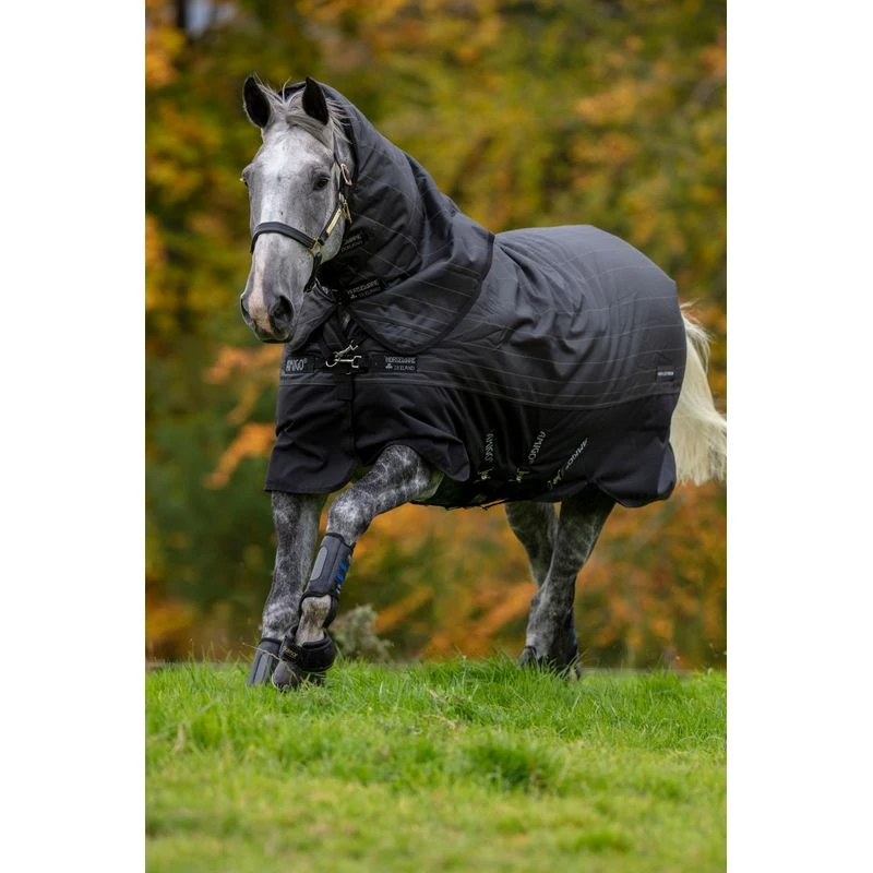 Amigo Bravo 12 Reflective Plus Turnout 250g - Black/Reflective/Black 3 Amigo Bravo 12 Reflective Plus Turnout 250g - Black/Reflective/Black