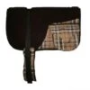 Kensington Fleece Bareback Pad W/Pockets - Black/Deluxe Black -Horse Tack Supplies 330601 800 800
