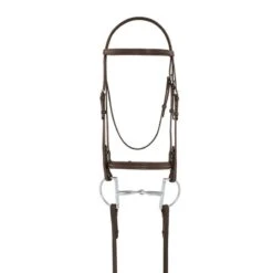 Camelot Plain Raised Padded Bridle - Brown
