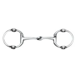 Korsteel Stainless Steel Jointed Eggbutt Gag Bit
