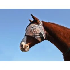 Kensington Signature Fly Mask W/Web Trim - Deluxe Black -Horse Tack Supplies 358097 800 800