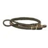 Western Rawhide 1" Braided Barrel Reins - Hunter/Tan
