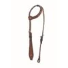 Western Rawhide Jim Taylor Performance Diamond Tear Drop One Ear Headstall - Two Tone Brown -Horse Tack Supplies 360675 800 800