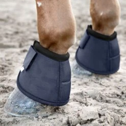 Horze Overreach Boots - Blue -Horse Tack Supplies 379090 800 800