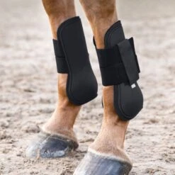 Horze Tendon Boots - Black -Horse Tack Supplies 380506 800 800
