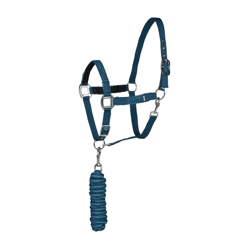 Horze Chicago Halter And Lead Rope - Lagoon Blue/Aegean Blue 3 Horze Chicago Halter And Lead Rope - Lagoon Blue/Aegean Blue