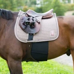 Horze Elastic Belly Guard - Black -Horse Tack Supplies 387350 800 800
