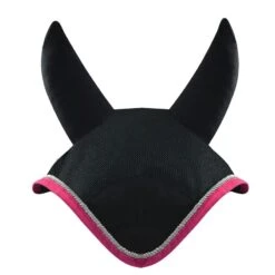 Woof Wear Ergonomic Ear Net - Black/Berry 5 Woof Wear Ergonomic Ear Net - Black/Berry -Horse Tack Supplies 389139 800 800