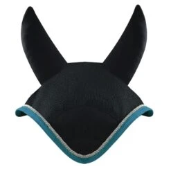 Woof Wear Ergonomic Ear Net - Black/Turquoise