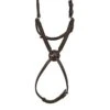 Nunn Finer Figure 8 Noseband With Interchangeable Button - Havana/Brass -Horse Tack Supplies 401177 800 800