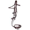Nunn Finer Fairhill Figure 8 Event Bridle - Havana/Zinc