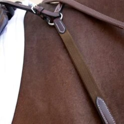 Nunn Finer Bellissimo Hunting Breastplate With Elastic - Havana -Horse Tack Supplies 401878 800 800