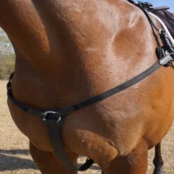 Nunn Finer 5-Way Hunting Breastplate With Elastic - Havana/Zinc -Horse Tack Supplies 402814 800 800