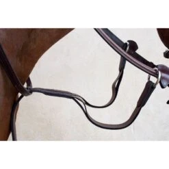 Nunn Finer Running Martingale With Elastic - Black/Zinc -Horse Tack Supplies 402833 800 800