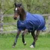 Bucas Smartex Rain Turnout - Navy -Horse Tack Supplies 405509 800 800