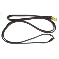 Nunn Finer Leather Draw Reins W/Snaps - Black