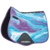 Weatherbeeta Prime Marble All Purpose Saddle Pad - Purple Swirl