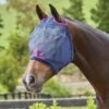 Weatherbeeta Comfitec Durable Mesh Mask - Navy/Purple -Horse Tack Supplies 413330 800 800