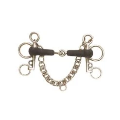 Centaur Joint Rubber Tom Thumb Pelham - Stainless Steel