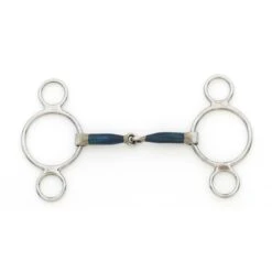 Centaur Jointed 2-Ring Gag - Blue Steel