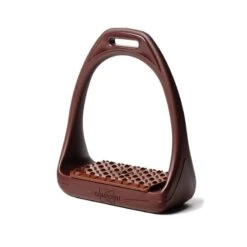 Compositi Reflex 3D Wide Track Stirrups - Brown Stirrup/Brown Pad