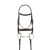 Ovation Breed Plain Raised Padded Arabian Bridle - Brown -Horse Tack Supplies 435933 800 800