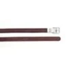 Pessoa Covered Leather Clasp End Leathers - Dark Brown -Horse Tack Supplies 437681 800 800
