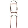 Aramas Fancy Raised Padded Bridle W/Fancy Lace Reins - Chestnut -Horse Tack Supplies 438910 800 800