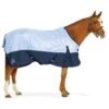 Ovation Super Fly Sheet W/Surcingle Belly - Lt.Blue/Navy -Horse Tack Supplies 440270 800 800