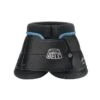 Veredus Safety Jump Bell Boots - Black/Light Blue -Horse Tack Supplies 440546 800 800