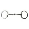 Korsteel Stainless Steel Medium Weight Solid Mouth Eggbutt Snaffle Bit -Horse Tack Supplies 441557 800 800