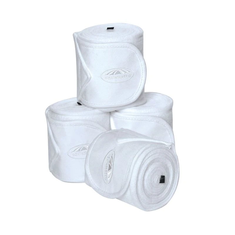 Weatherbeeta Fleece Bandage 4 Pack - White 3 Weatherbeeta Fleece Bandage 4 Pack - White