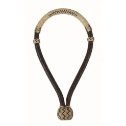 Western Rawhide Jim Taylor 5/8" Rawhide Bosal - Black