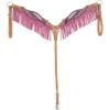 Western Rawhide Country Legend Gator And Feathers Breastcollar - Golden/Pink -Horse Tack Supplies 443723 800 800