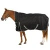 Ovation Hi Neck Hi-Vis Turnout 200G - Black -Horse Tack Supplies 443988 800 800