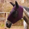 Horze Soft Fitted Fly Mask - Black/Pink -Horse Tack Supplies 444774 800 800