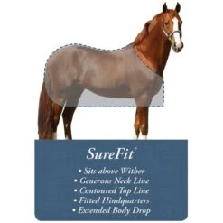 Kensington Protective Sheet SureFit - Kentucky Blue -Horse Tack Supplies 447026 800 800