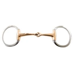 Korsteel Stainless Steel Copper Mouth Eggbutt Snaffle Bit