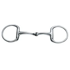 JP Korsteel Stainless Steel Jointed Eggbutt Snaffle Bit