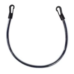 B Vertigo Elastic PVC Covered Blanket Tail Cord - Black