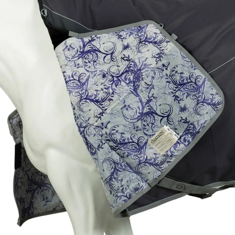 Ovation 1200D Turnout 200g - Charcoal/Purple Secret Garden 4 Ovation 1200D Turnout 200g - Charcoal/Purple Secret Garden - Image 2