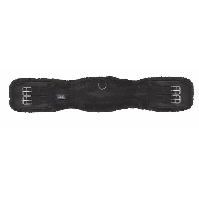 Shires Performance Supafleece Dressage Girth - Black 3 Shires Performance Supafleece Dressage Girth - Black