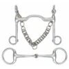 Shires Port Mouth Fixed Cheek Weymouth Set -Horse Tack Supplies 471302 800 800