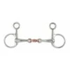 Shires Hanging Cheek Copper Lozenge Snaffle Bit -Horse Tack Supplies 471308 800 800