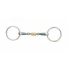 Shires Loose Ring W/Roller - Blue Sweet Iron -Horse Tack Supplies 471392 800 800