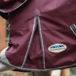 Weatherbeeta Comfitec Plus Dynamic II Standard Neck Medium/Lite - Maroon/Grey/White -Horse Tack Supplies 474165 800 800
