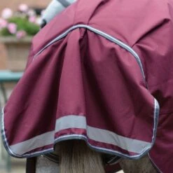 Weatherbeeta Comfitec Plus Dynamic II Standard Neck Medium/Lite - Maroon/Grey/White -Horse Tack Supplies 474168 800 800